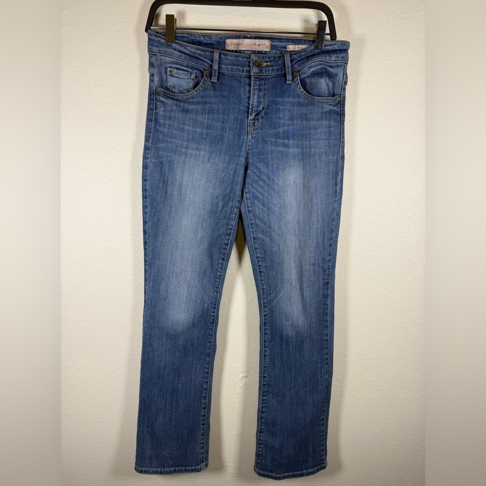 Guess Y2K Boot Mid Rise Jeans 30x30.5 Medium Wash